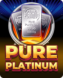 Pure Platinum slot available in the 2J app
